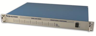 8-channel, line-powered, icp® sensor signal cond., internal jumper selectable gain x1, x10, x100, rack mount