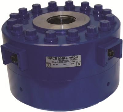 dual bridge load cell, fatigue rated low profile, 100k lb fs, 2 3/4-8 (f) thd, pt conn. with tension load base
