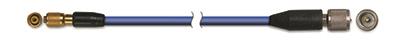 low outgassing, low noise coaxial cable, 10ft, 5-44 plug to 10-32 plug,  base model 003ag010eb