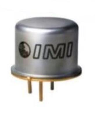 low cost embeddable accelerometer, 2-wire charge, 5 pc/g, low profile to5 housing, positive output, header pins