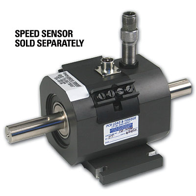 pcb l&t rotary torque transducer (slip ring), 200 in-lb/16.7 ft-lb  (22.6 n-m) rated capacity, 100% static overload protection, 3/4-in (19.05 mm) shaft