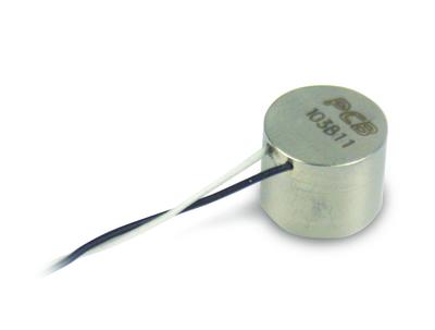 acoustic icp® pressure sensor, 10 psi, 500 mv/psi, integral 2-wire cable, accel. comp.