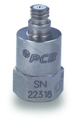 general purpose, ceramic shear icp® accel., 10 mv/g, 0.5 to 10k hz, 10-32 top conn., teds 1.0