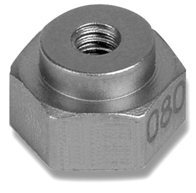 metric high-strength, magnetic base, m3 x 0.50 tapped hole, 0.375 hex, 2.5 lbf