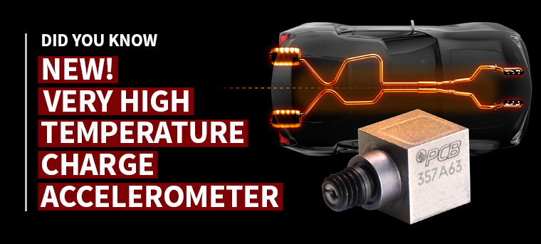 New! Very High Temperature Charge Accelerometer