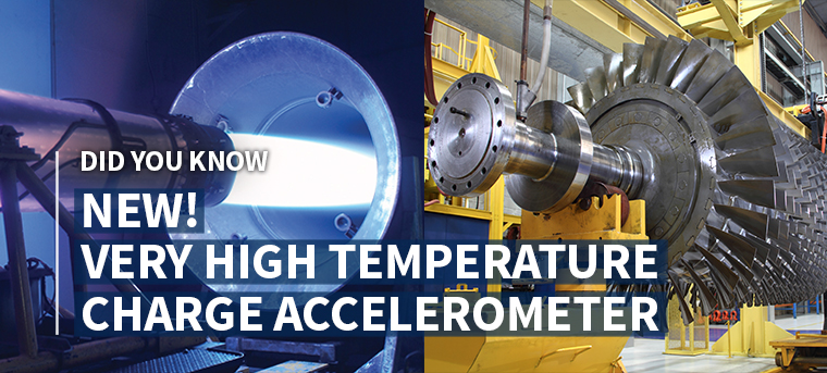 New! Very High Temperature Charge Accelerometer