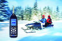 831 Sound Level Meter with Snowmobile
