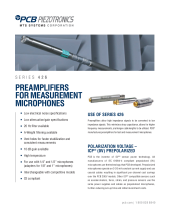 Preamplifiers for measurement microphones