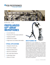Prepolarized ICP&#174; Array Microphones