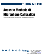 Acoustic Methods of Microphone Calibration