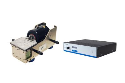 electrodynamic exciter kit with horizontal table. 178 n (40 lbf) pk sine force system. includes 2075e shaker with 2100e23-400 power amplifier, lightweight horizontal magnesium flexure table, shaker mounting base for vertical and horizontal.