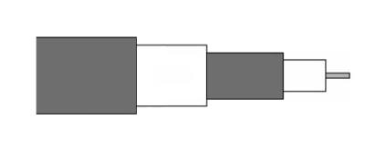 hardline, mineral insulated cable, to +1400 f, used on series 357e9x (price per meter)