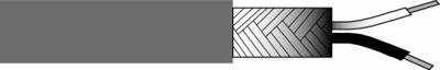 high temperature fep cable, 2-conductor twisted pair, shielded