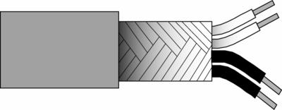 4-conductor, shielded, high temperature fep cable (price per feet)