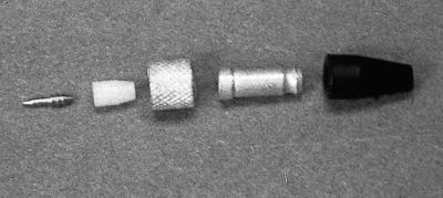 microdot connector, screw-on type (for use w/ pin insertion tool model 076b25)