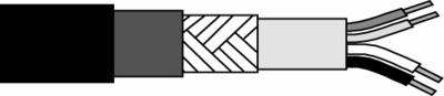 mini 4-conductor, 26 awg (19/38), twisted bundle, shielded, polyurethane cable (0.170 dia)