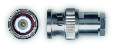 bnc plug with gold plated pin