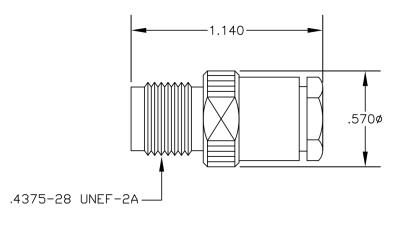 tnc female jack threaded connector