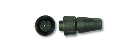 2-socket, molded composite connector (mil-c-5015 compatible)  - *molded connector, not for individual sale