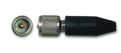 10-32 coaxial plug, strain relief boot