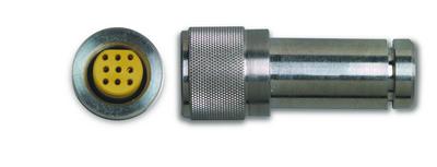 5/16-24 9-socket plug (for dc triaxial accels)   **requires special tooling for assembly – no sales except pcb locations that have the tooling and procedures**