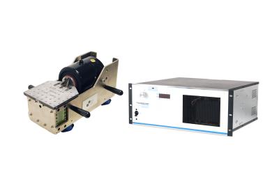 electrodynamic exciter kit with horizontal table. 75  lbf pk sine force system. includes 2075e shaker, lightweight  horizontal magnesium flexure table, shaker mounting base for vertical and horizontal operation, power amplifier, & cooling package