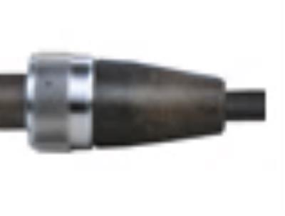 2-socket straight high temperature (+356 f) pps connector with stainless steel collar and fkm heat shrink strain relief   **not field installable, no individual sales**