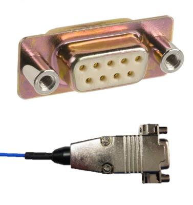 9-socket d-sub receptacle