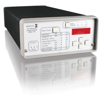 3-channel dc differential voltage amplifier, rs-232 serial interface