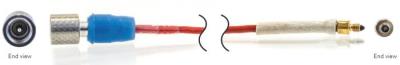 coax, low noise, ptfe cable, 240-in, 1-64 unc-2a jack to 10-32 plug