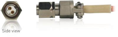 low noise, twisted pair, ptfe cable, 120-in, 2-socket 7/16-27 uns-2b plug to pigtails