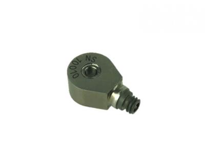 accelerometer, iepe, 10 mv/g, ±500 g, 2 hz to 30 khz, -67°f to +257°f, isolated, thru-hole mount, side connector, 1.9 grams, no cable incl.