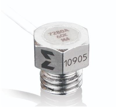 accelerometer, pr, 60,000 g, lightly damped, stud mount, 92 in cable, 10v excitation