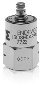 cryogenic accelerometer, pe , 3.7 pc/g, -452°f to +350°f, isolated, 10-32 mounting stud, top connector, 29 grams, no cable included