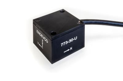 accelerometer, vc, 30 g, triaxial, screw mount, 7 to 36v excitation, 10 ft cable