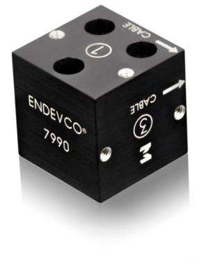 triaxial mounting block for endevco 7290g or pcb 3741f