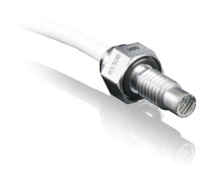 pressure sensor, 500 psia, absolute, 0.152 in face, 10-32 unf-2a, 30 in cable 