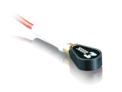 accelerometer, pe, 1.4 pc/g, -100°f to +350°f, isolated, adhesive mount, side connector, 0.5 grams