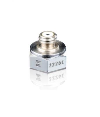 accelerometer, pe, 2.8 pc/g, -67°f to +350°f, not isolated, adhesive, top connector, 2.8 grams, no cable incl.