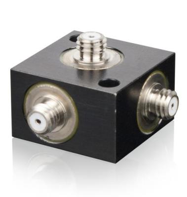 accelerometer, pe, 2.8 pc/g triax, -67°f to +350°f, isolated, 2 screw mount, 3 connectors, 15 grams