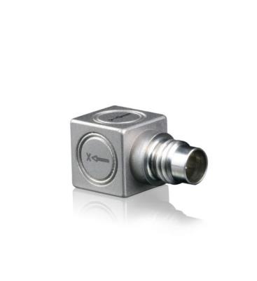 accelerometer, iepe, 10 mv/g triax, ±500 g,  -65°f to +347°f, not isolated, adhesive mount or m2.5 thread, side connector, 5 grams, no cable incl.