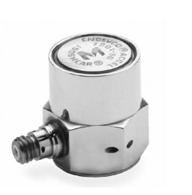 accelerometer, pe, 10 pc/g, -100°f to +500°f, 10-32 mounting stud, side connector, 18 grams