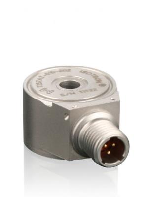 accelerometer, iepe, 10 mv/g, ±500 g, 2 khz corner freq, -67°f to +212°f, isolated, thru-hole mount, side connector, 28 grams