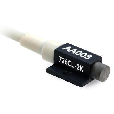 accelerometer, pr, 2000 g, damped, screw mount, 1% transverse sensitivity, +/-25mv zmo, 30 ft cable, <5000 ohms