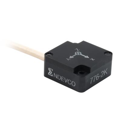 accelerometer, pr, 2,000g, damped, screw mount, 25 ft cable