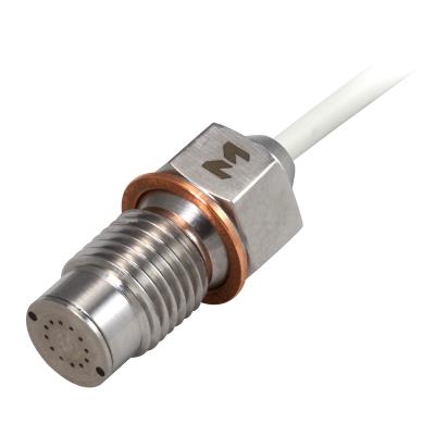 pressure sensor, 5,000 psig, gage, 0.320 in face, 3/8-24 unf-2a, 30 in cable, b screen, black grease