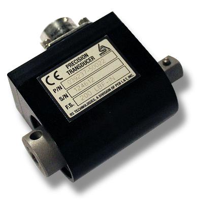 rotary torque only transducer, w/o auto-id, 200 in-lb (22.7 in-lb), 3/8-inch square drive, 4-pin pt receptacle, for impact tools
