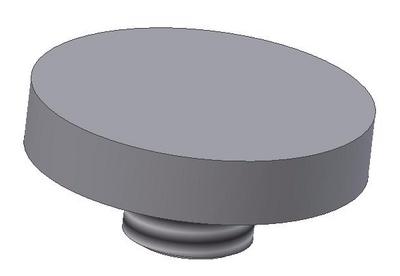 impact cap, flat (for series 208)