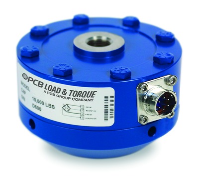fatigue load cell, low profile, 200k lbf rated capacity,2 mv/v output, 3 1/2 -8 (f) thd., pt02e-10-6p connector. note: this load cell is calibrated by an independent calibration facility which is a2la accredited to iso 17025