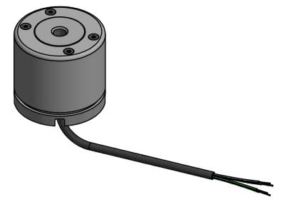 load cell, side force, 100 lb fs, integral cable with pigtails, stainless steel construction, gse/rs standard wiring code
